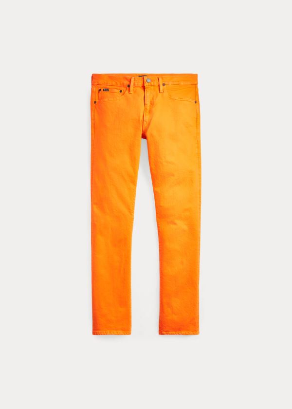 Jeans Polo Ralph Lauren Hombre Naranjas - Varick Slim Straight - DSOFQ9280